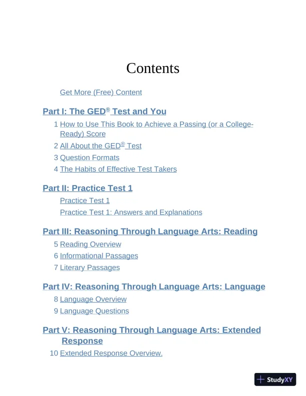 Princeton Review GED Test Prep, 2023: 2 Practice Tests + Review and Techniques (2022) - Page 7 preview image