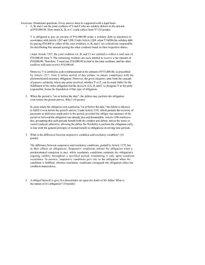 Obligations and Contracts - Page 1 preview image