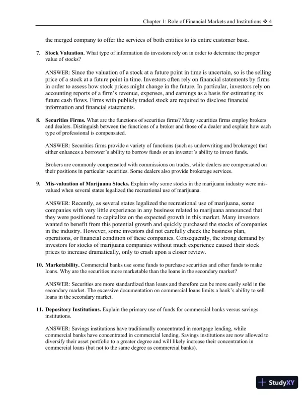 Solution Manual for Financial Markets and Institutions, 13th Edition - Page 5 preview image