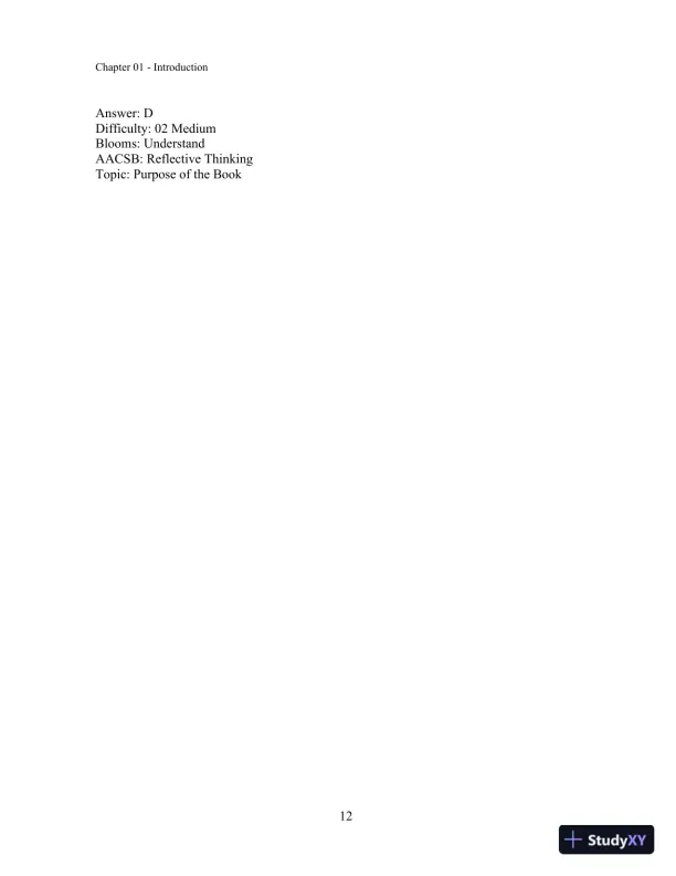Managerial Economics and Organizational Architecture, (Irwin Economics) 6th Edition Test Bank - Page 13 preview image