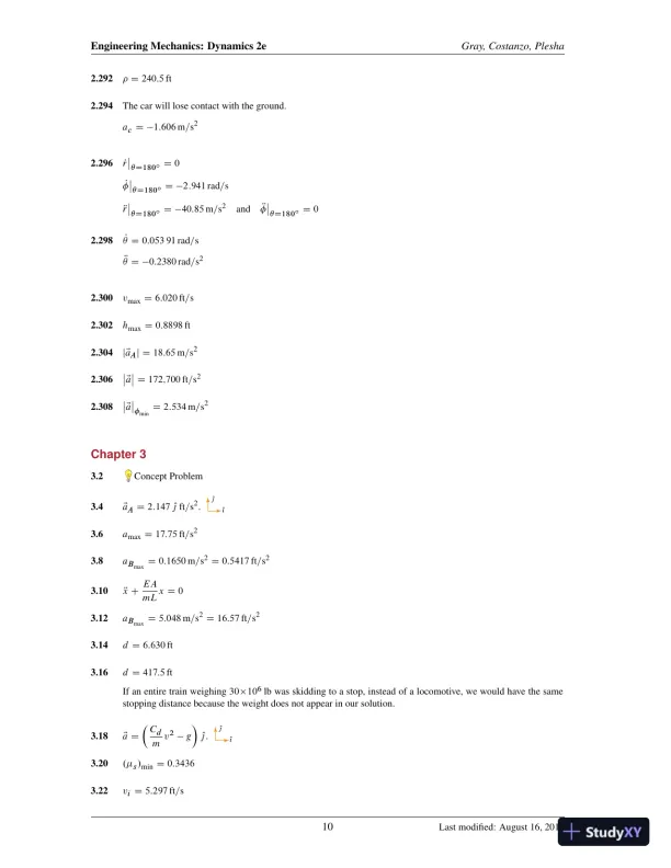 Solution Manual for Engineering Mechanics: Dynamics, 2nd Edition - Page 11 preview image