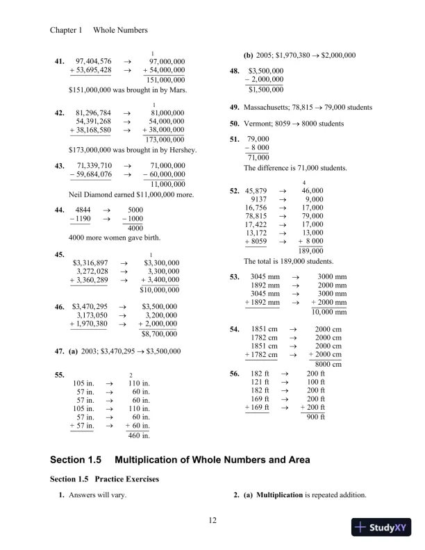 Prealgebra and Introductory Algebra 1st Edition Solution Manual - Page 13 preview image