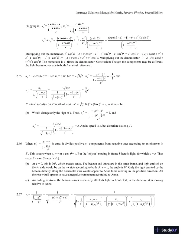 Solution Manual for Modern Physics, 2nd Edition - Page 18 preview image