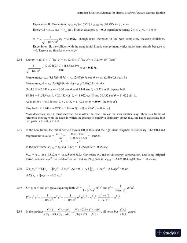 Solution Manual for Modern Physics, 2nd Edition - Page 24 preview image