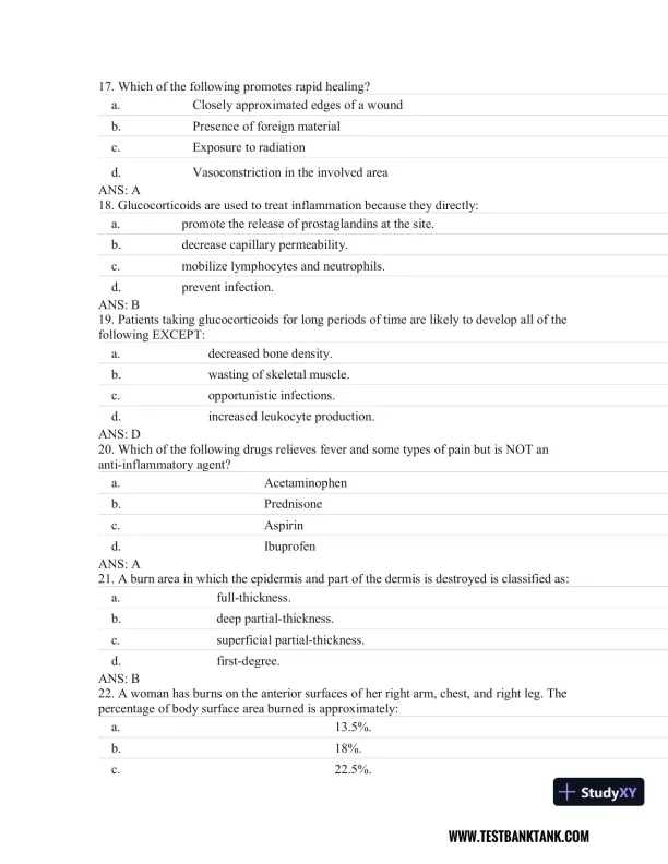 Rubin's Pathology: Clinicopathologic Foundations of Medicine Seventh Edition Test Bank - Page 10 preview image
