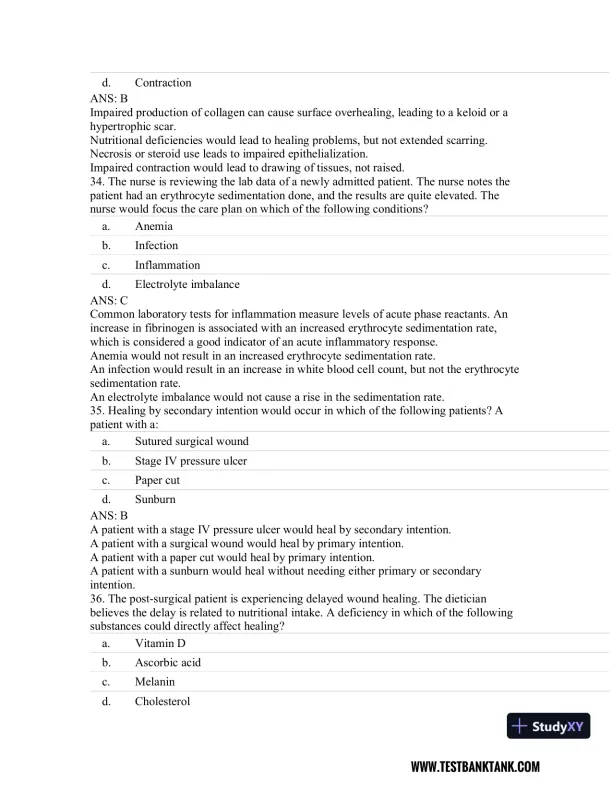 Rubin's Pathology: Clinicopathologic Foundations of Medicine Seventh Edition Test Bank - Page 28 preview image