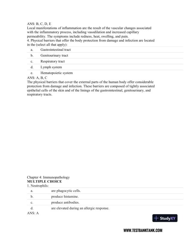 Rubin's Pathology: Clinicopathologic Foundations of Medicine Seventh Edition Test Bank - Page 30 preview image