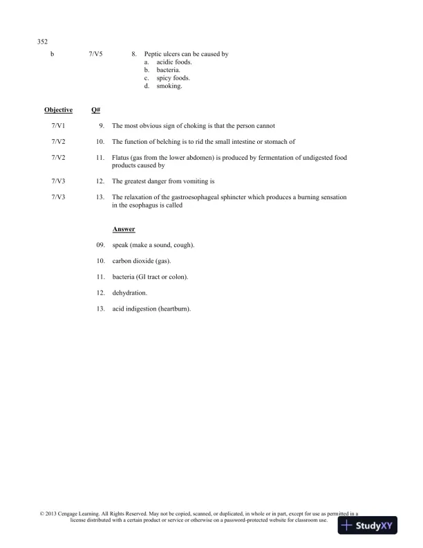 Test Bank For Understanding Nutrition, 13th Edition - Page 5 preview image