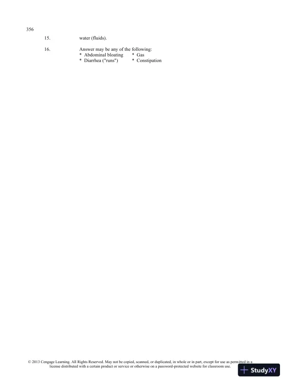 Test Bank For Understanding Nutrition, 13th Edition - Page 9 preview image
