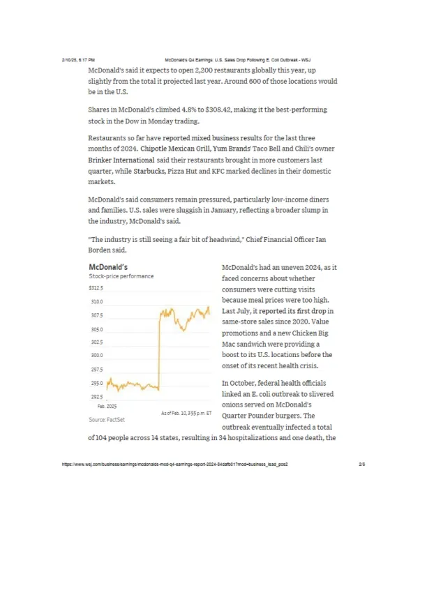 McDonald's Q4 Earnings U - Page 2 preview image