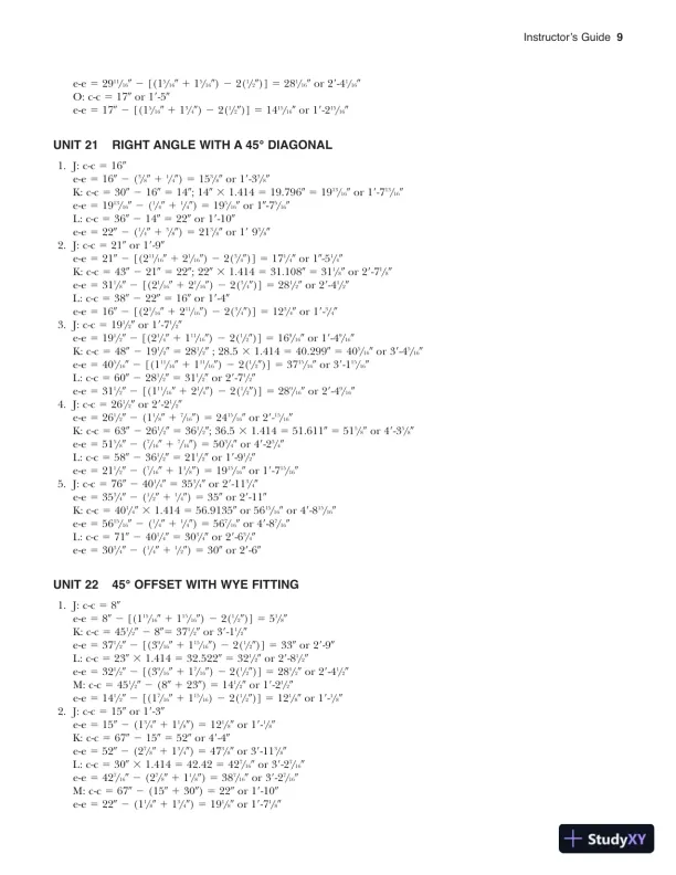 Solution Manual For Mathematics for Plumbers and Pipefitters, 8th Edition - Page 13 preview image