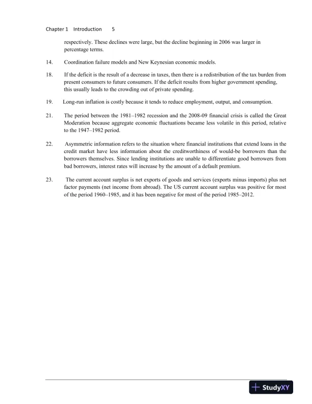 Macroeconomics , 5th Edition Solution Manual - Page 6 preview image