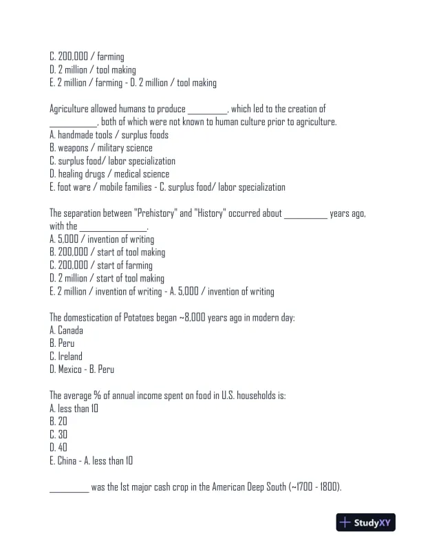 AESC2050 Final Exam With Answers (237 Solved Questions) - Page 4 preview image