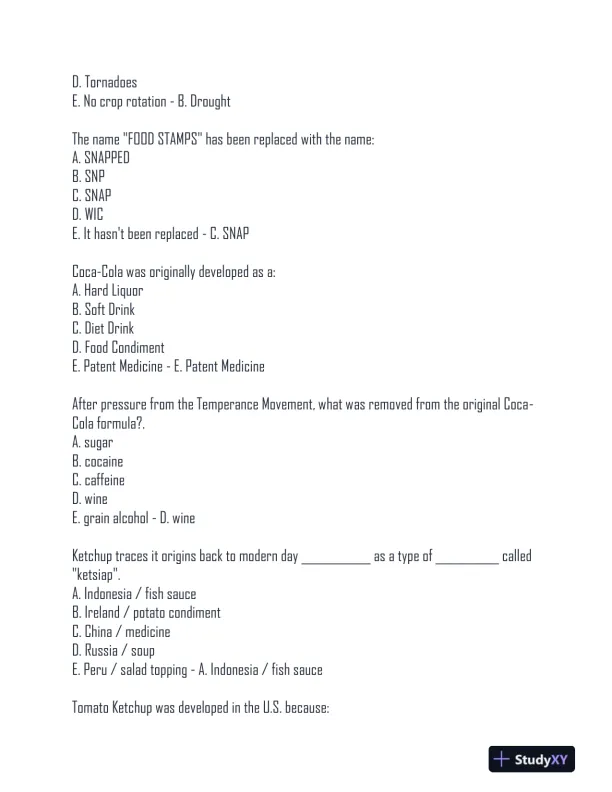 AESC2050 Final Exam With Answers (237 Solved Questions) - Page 6 preview image