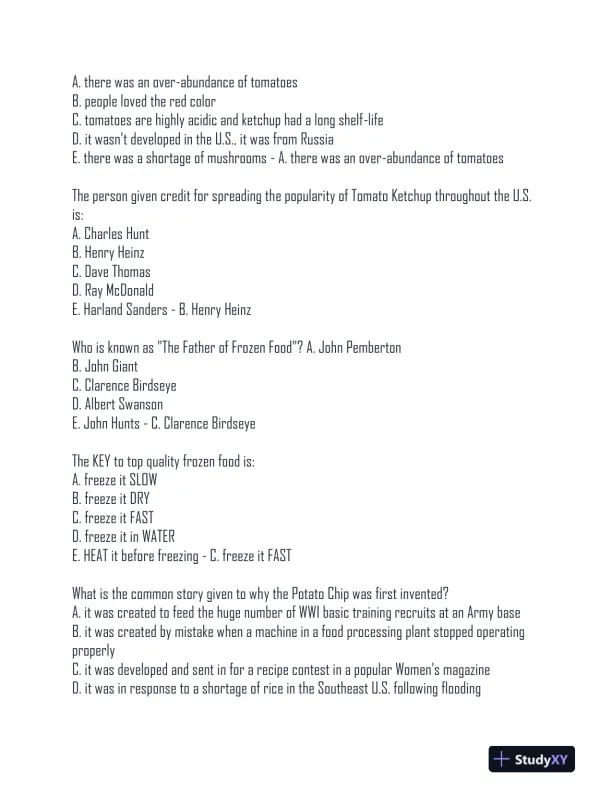 AESC2050 Final Exam With Answers (237 Solved Questions) - Page 7 preview image