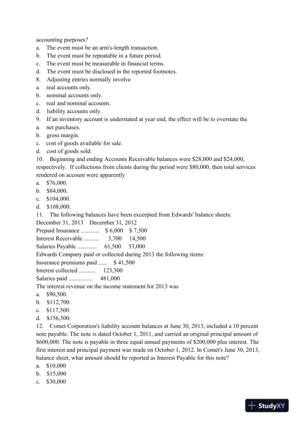 ACG 3100 Fundamentals of Financial Accounting: Concepts and Principles - Page 3 preview image