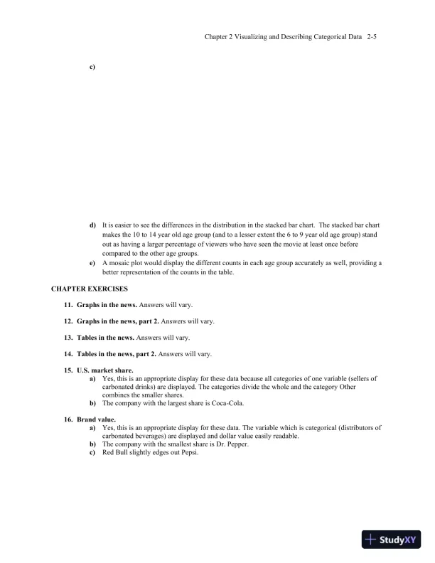 Solution Manual for Business Statistics, 4th Edition - Page 16 preview image