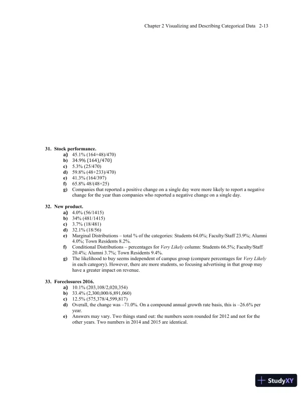 Solution Manual for Business Statistics, 4th Edition - Page 24 preview image