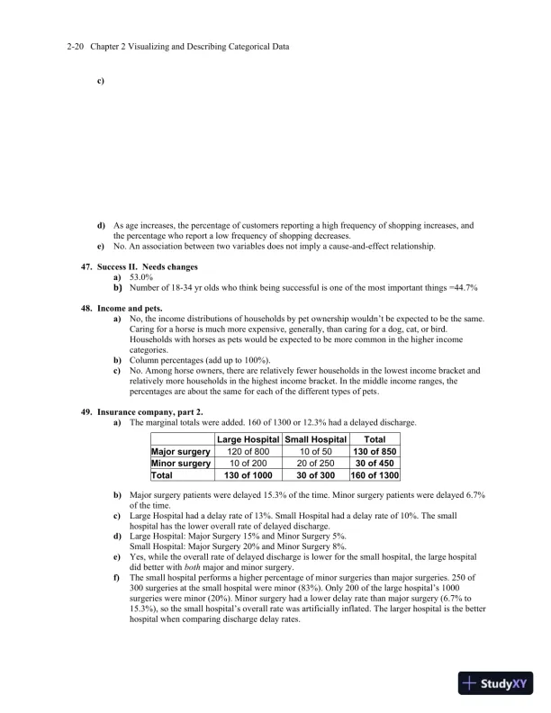 Solution Manual for Business Statistics, 4th Edition - Page 31 preview image