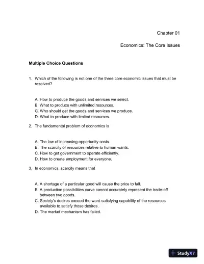 The Economy Today, 13th Edition Test Bank - Page 1 preview image