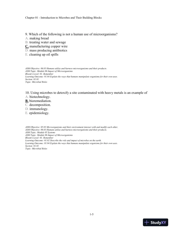 Test Bank For Microbiology Fundamentals: A Clinical Approach, 2nd Edition - Page 6 preview image