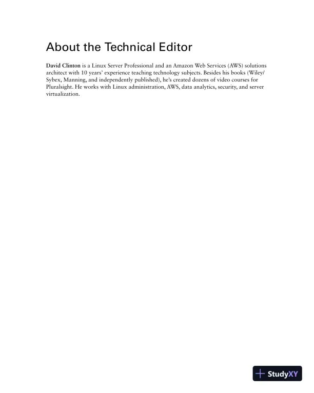 CompTIA Linux+ Study Guide: Exam XK0-005 (2022) - Page 14 preview image
