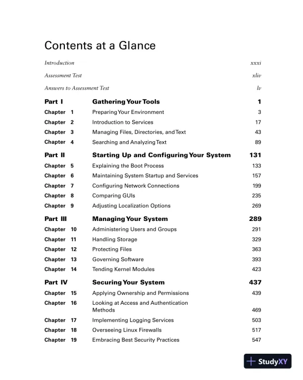 CompTIA Linux+ Study Guide: Exam XK0-005 (2022) - Page 16 preview image