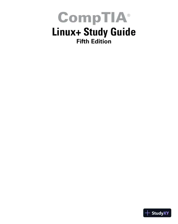 CompTIA Linux+ Study Guide: Exam XK0-005 (2022) - Page 6 preview image