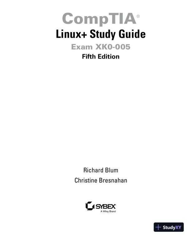 CompTIA Linux+ Study Guide: Exam XK0-005 (2022) - Page 8 preview image