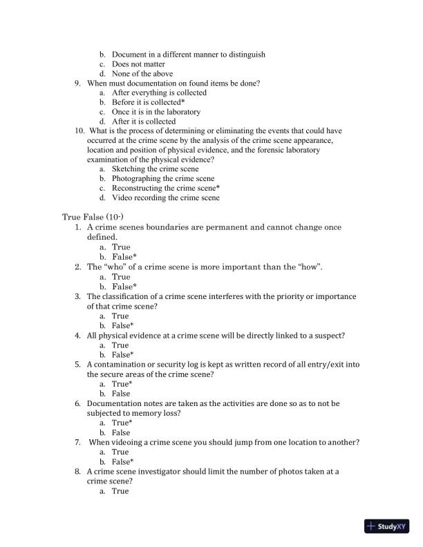Test Bank For Forensic Science, 4th Edition - Page 15 preview image