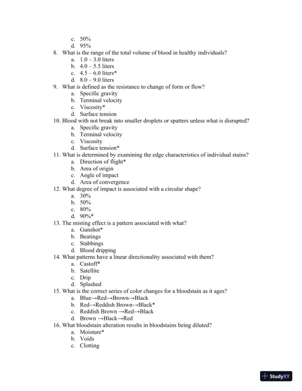 Test Bank For Forensic Science, 4th Edition - Page 19 preview image