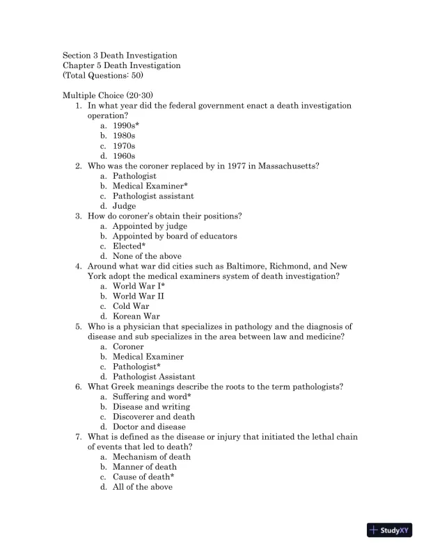 Test Bank For Forensic Science, 4th Edition - Page 23 preview image