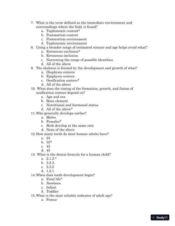Test Bank For Forensic Science, 4th Edition - Page 31 preview image