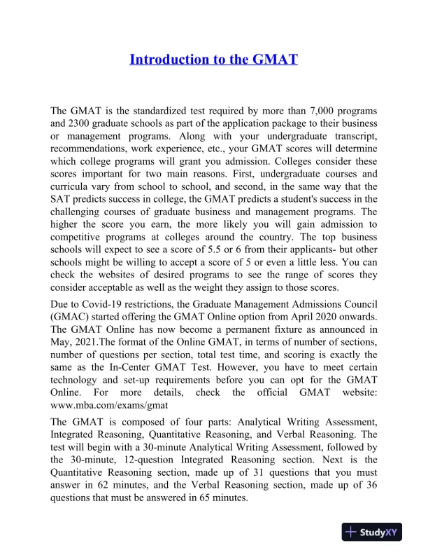 GMAT Analytical Writing: Solutions to the Real Argument Topics (2021) - Page 8 preview image