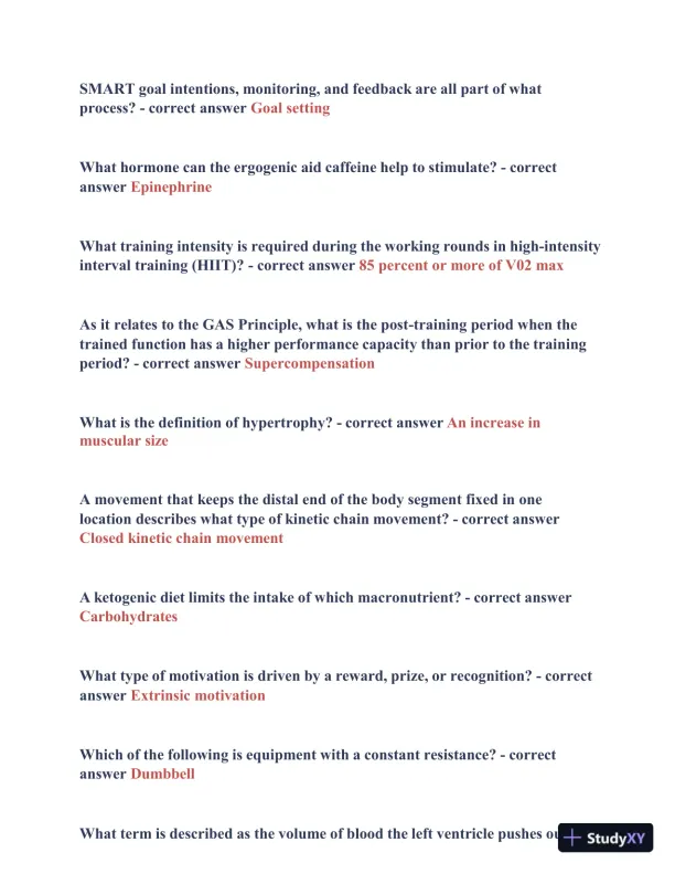 2021-2024 ISSA Final Real Exam with Answers (177 Solved Questions) - Page 8 preview image