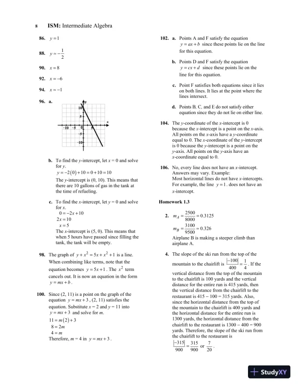 Solution Manual for Intermediate Algebra Functions and Authentic Applications, 6th Edition - Page 13 preview image