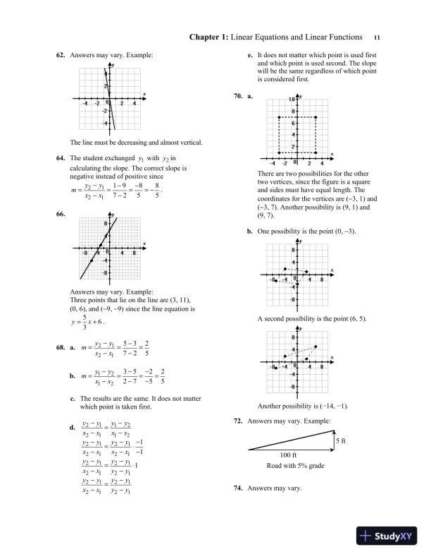 Solution Manual for Intermediate Algebra Functions and Authentic Applications, 6th Edition - Page 16 preview image