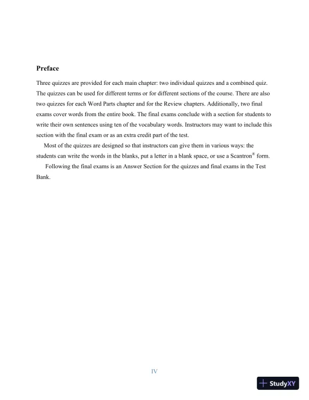 Test Bank for Academic Vocabulary: Academic Words , 6th Edition - Page 4 preview image