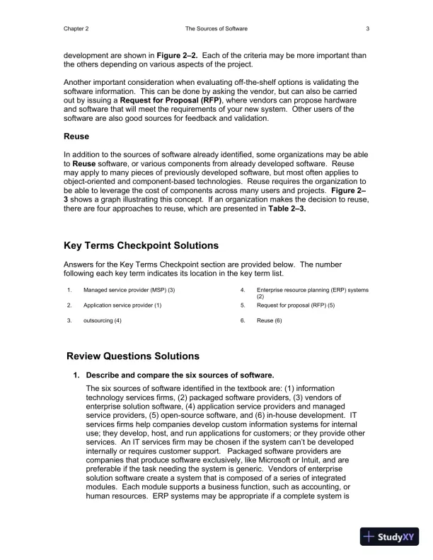 Solution Manual for Essentials of System Analysis and Design, 4th Edition - Page 21 preview image