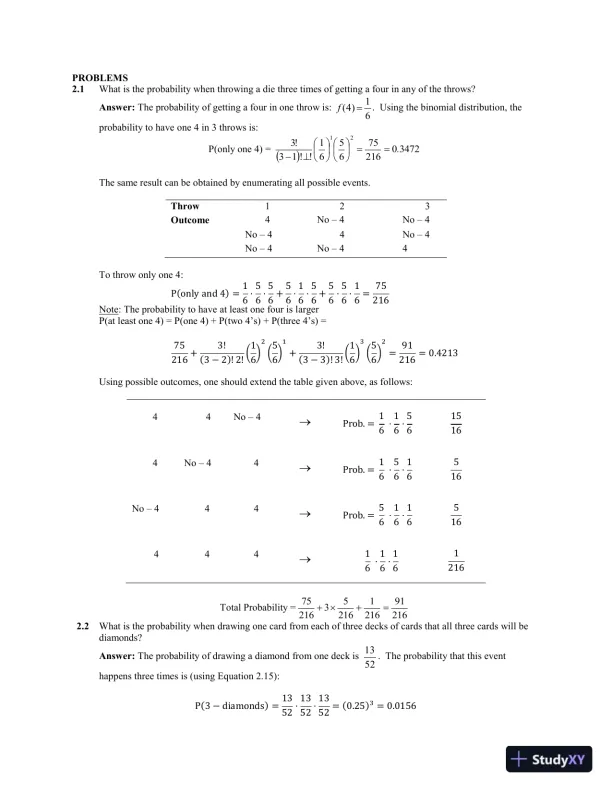 Solution Manual for Measurement and Detection of Radiation, 3rd Edition - Page 3 preview image