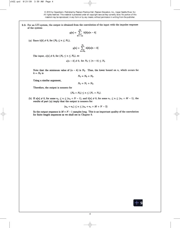 Solution Manual For Discrete-Time Signal Processing, 3rd Edition - Page 5 preview image