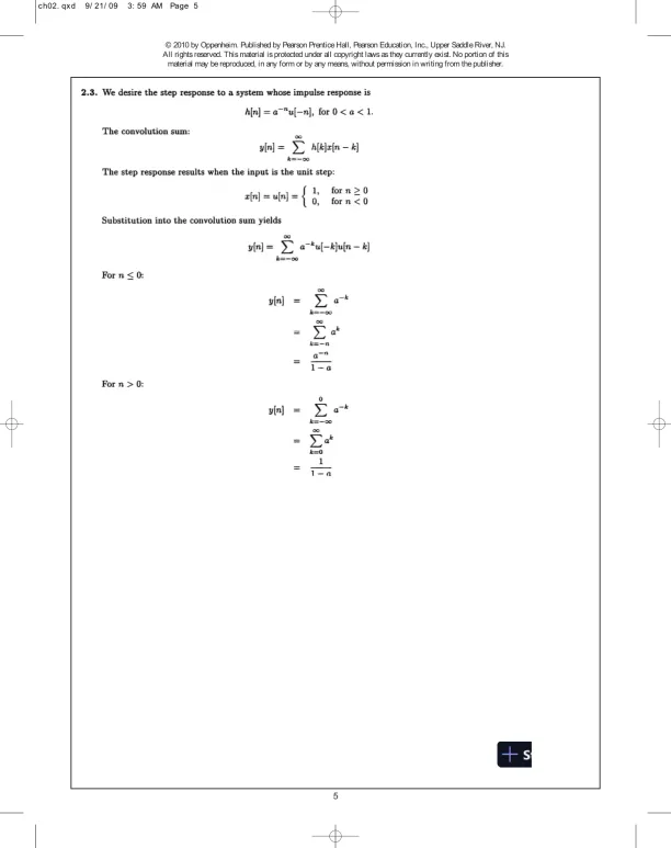 Solution Manual For Discrete-Time Signal Processing, 3rd Edition - Page 6 preview image