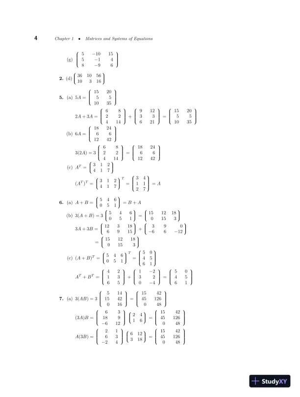 Solution Manual For Linear Algebra With Applications, 8th Edition - Page 8 preview image