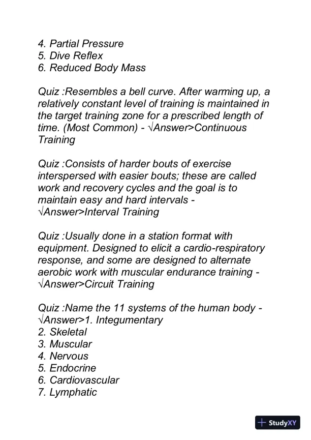 AEA Cardiovascular Certification Exam With Answers (160 Solved Questions) - Page 5 preview image