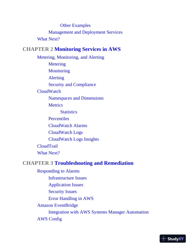 AWS Certified SysOps Administrator - Associate SOA-C02 Exam Cram (2022) - Page 13 preview image