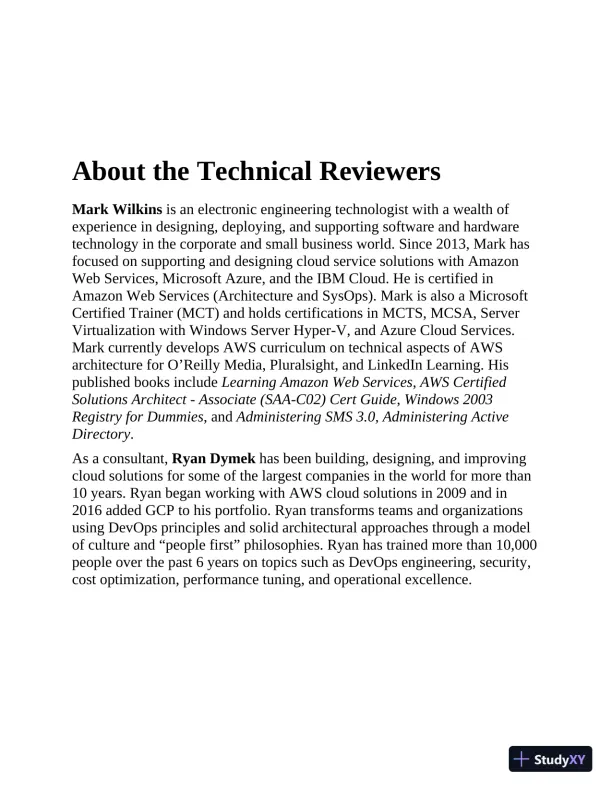 AWS Certified SysOps Administrator - Associate SOA-C02 Exam Cram (2022) - Page 27 preview image