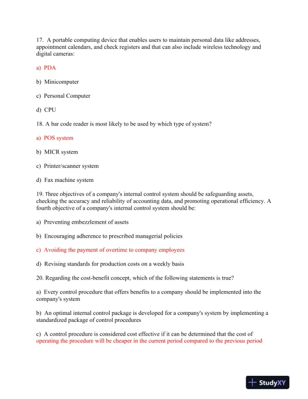 ACC 210 Accounting Information Systems: Concepts, Controls, and System Development - Page 6 preview image