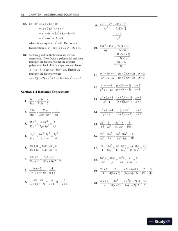 Solution Manual for Finite Mathematics with Applications In the Management, Natural, and Social Sciences, 12th Edition - Page 15 preview image