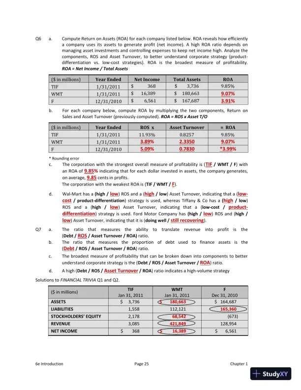 Solution Manual for Interpreting and Analyzing Financial Statements, 6th Edition - Page 12 preview image