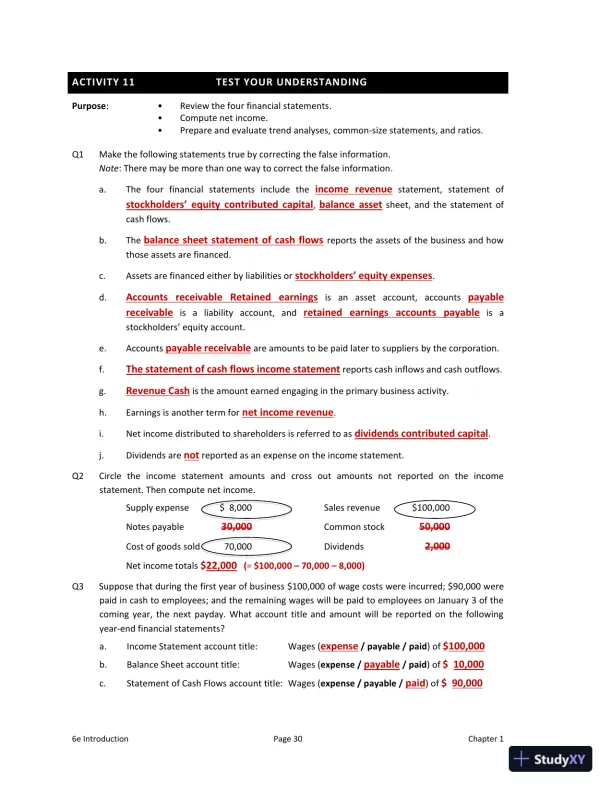 Solution Manual for Interpreting and Analyzing Financial Statements, 6th Edition - Page 17 preview image